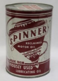 Spinner 1 Quart Motor Oil Can of Lubbock TX