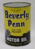 Beverly Penn 1 Quart Motor Oil Can of Los Angeles CA