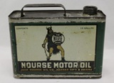 1/2 Gallon Nourse Motor Oil Can of Kansas City and Omaha