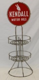 Kendall Motor Oil 1 Quart Oil Can Rack with DST Sign