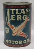 Atlas Arrow High Speed 5 Quart Motor Oil Can of New Orleans, LA