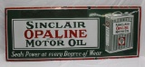 Sinclair Opaline Motor Oil Porcelain SSP Sign