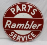 Rambler Automobile DSP Porcelain Dealership Sign