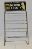 Deep Rock 1 Quart Motor Oil Can Rack with SST Sign
