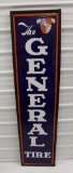 General Tire Vertical SSP Porcelain Sign