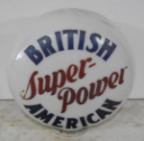 British American Super-Power Gas Pump Globe