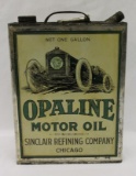 Sinclair Opaline Racecar 1 Gallon Motor Oil Can