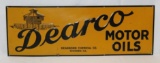 Dearco Motor Oils Tin Tacker Sign