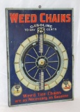 Weed Tire Chains Gasoline Pricer Sign