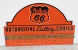 Phillips 66 Automotive Battery Cables Rack Sign