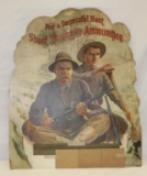 1916 Peters Ammunition Cardboard Countertop Advertising Display