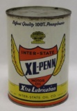 Inter-State XL-Penn 1 Quart Motor Oil Can of Kansas City