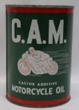 C.A.M. Indian Motorcycle 1 Quart Oil Can