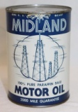 Midland 1 Quart Motor Oil can of Columbus OH