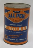 All Pen 1 Quart Motor Oil Can of Bradford PA