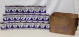 A Case of 24 Texaco Outboard Metal Motor Oil Cans