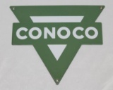 Conoco Green SSP Porcelain Pump Plate Sign