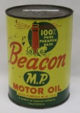 Beacon M.P. 1 Quart Motor Oil Can