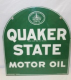 Quaker State Motor Oil DST Tombstone Sign