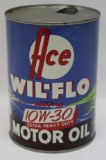 Ace Wil-Flo Midwest Oil Co 1 Quart Oil Can