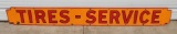 Shell Tires - Service Porcelain Strip Sign