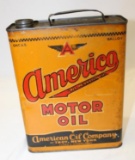 Americo 1 Gallon Motor Oil Can of Troy NY