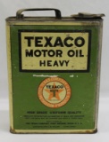 Texaco 1 Gallon Motor Oil Can