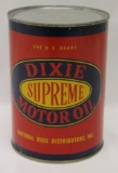 Dixie Supreme 1 Quart Motor Oil Can