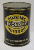 Dixie Dixoline Economy 1 Quart Motor Oil Can