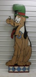 Large Pluto Dog Porcelain Cartoon Character Sign