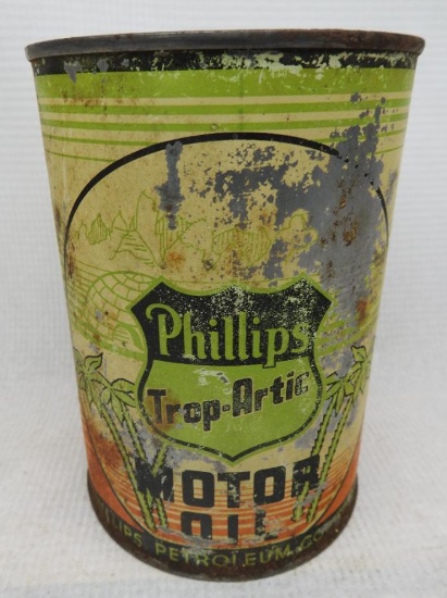Phillips Trop Artic Motor Oil Quart Can