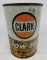 Clark 10W-30 Motor Oil Quart Can (Gold)