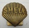 Large Brass Shell Emblem