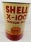 Shell X-100 Motor Oil 5 Quart Can (Cream)