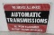 Automatic Transmissions Sign