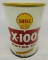 Shell X-100 Multigrade Quart Oil Can