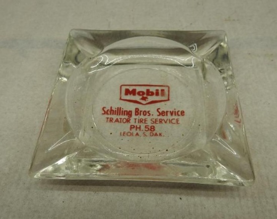 Mobil "Schilling Bros Service" Ashtray