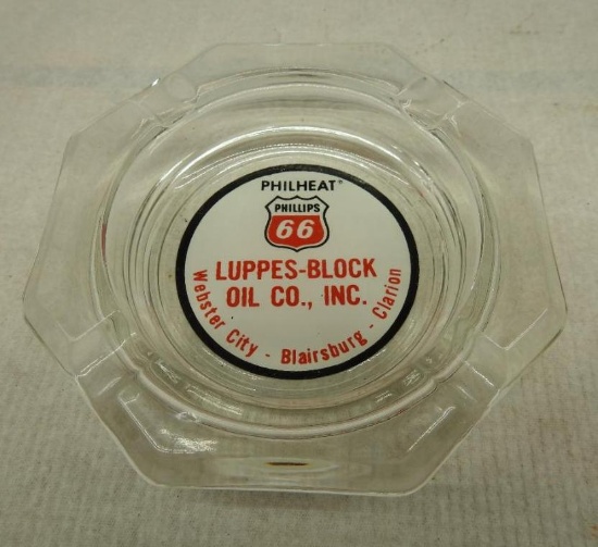 Phillips 66 "Luppes Block Oil Co" Ashtray