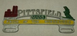 Pittsfield, Mass License Plate Topper