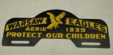 Warsaw (Indiana) Eagles License Plate Topper