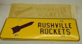Rushville Rockets License Plate Topper