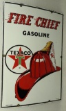 Texaco Fire Gas Pump Sign