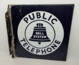 Bell System Public Telephone Sign