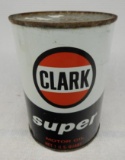 Clark Super Motor Oil Quart Can