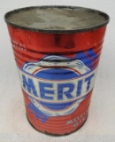 Merit Motor Oil Quart Can