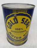 Gold Seal Motor Oil Quart Can
