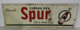 Spur Canada Dry Soda Sign
