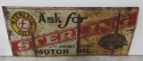 Sterling Motor Oil Sign