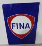 Fina Gas Pump Sign