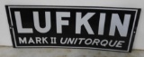 Lufkin Mark II Unitorquw Porcelain Sign